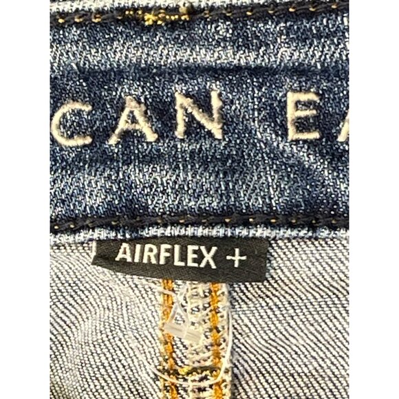 American Eagle mens size 28 airflex + denim jean shorts Distressed pre-owned - Picture 9 of 16